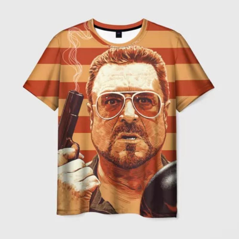 Film The Big Lebowski The Dude Tričko 3D potisk Pánské Dámské Unikátní Tričko Topy Móda Unisex Velká Velikost Streetwear Oblečení