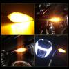2 ks Univerzální motocyklové LED směrové světla 12V LED motocyklové světlo Přední LED směrovky Motocyklový jantarový indikátor