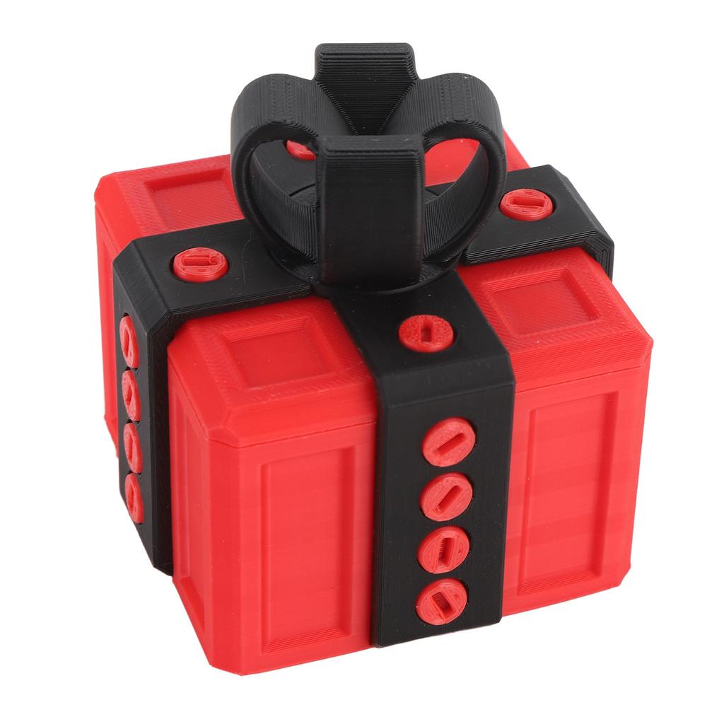 Annoying Present Box with Screws Novelty Funny 3D Printed Present Box for Storing Toys Holiday Decorations