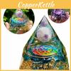 Amethyst Pyramid Crystal Healing Orgonite Chakra Energy Orgone Ornaments Home