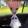 Butterfly Baby Sun Protection Suction Cup Car Curtains - Heat Insulation & Privacy Side Window Gauze Shade
