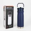 Nice Custom Color logo Portable School Stainless Steel 304 Vacuum Flask Powder Coated Water Bottle Insulated for Sports