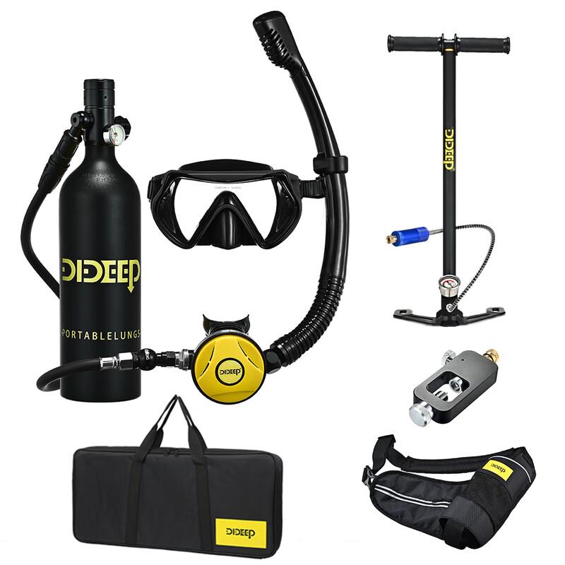 DIDEEP X4000Plus 1L Mini Diving Oxygen Tank