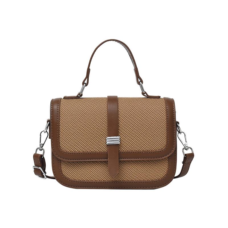 2025 Fall/Winter Women s Korean Style Fashionable Simple Crossbody Shoulder Bag - Trendy Casual Small Square Design