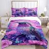 3pc Hummingbird Flowers Cover Set - 1 Quilt Cover + 2 Pillowcases, All Seasons Bedroom Setting, Perfect for Home018
