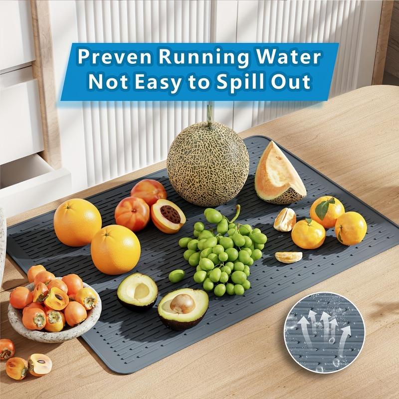 1pcs Silicone Stove Cover Mat Oversized Kitchen Counter Protector Non-Slip Drying Rack Heat Resistant Pad for Cooktop
