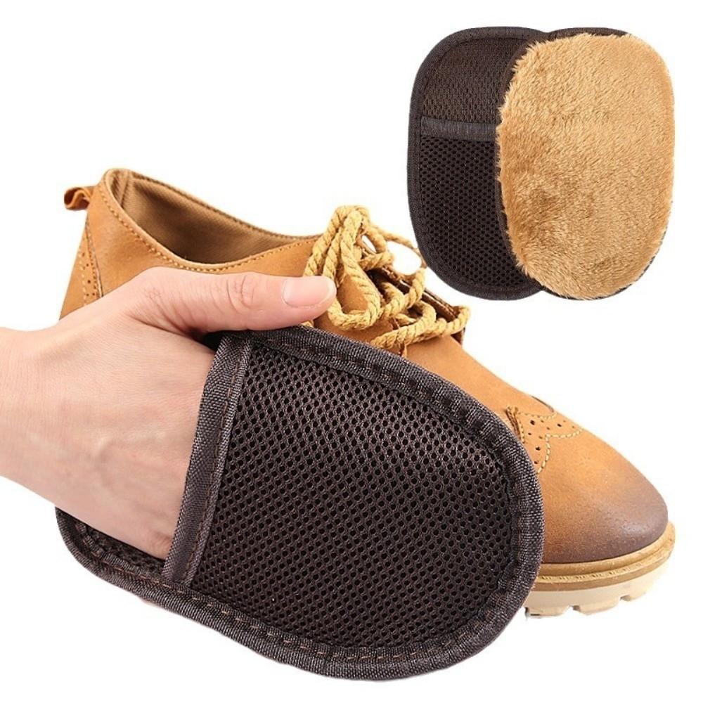 Mesh Fabric Shoes Cleaning Tool Labor-saving Handbag Leather Brushes Shoes Polished Gloves Shoes