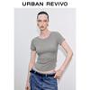 UR2025 Women's Slim Fit Backless Short Sleeve T-Shirt
