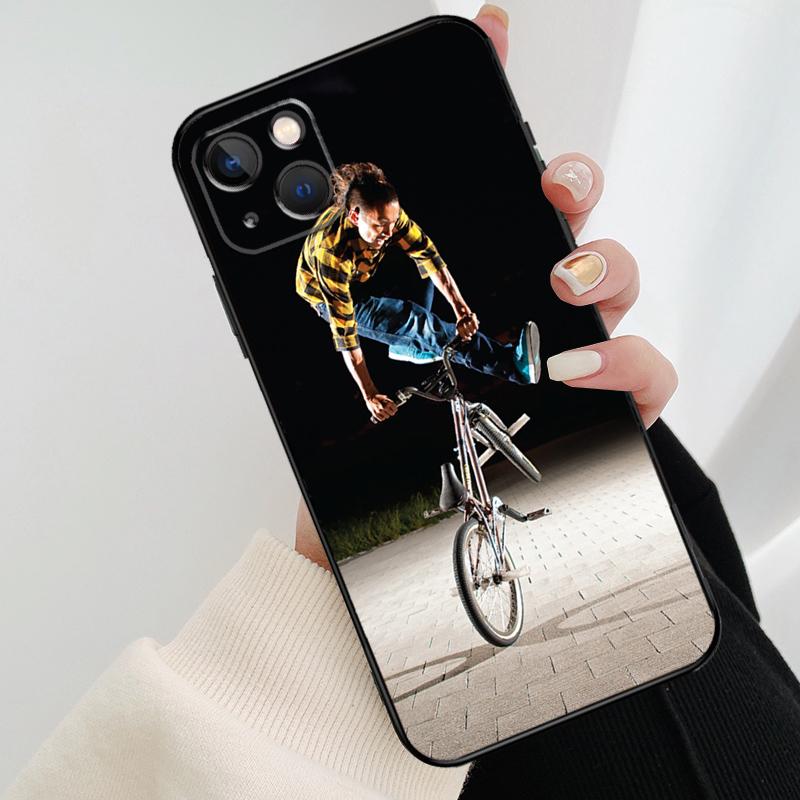 Love BMX Bike Sports Phone Case For iPhone 17 Pro Max 15 14 13 11 12 16 Pro Max mini 15 16 Plus 16e 17 Air Cover