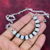 Mother Of Pearl Handmade Gemstone Necklace, 925 Solid Sterling Silver Necklace Antique Jewelry, Gift For Love