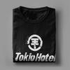 Camiseta con el logo de Tokio Hotel para hombre, de algodón, camisetas de moda, camiseta de cuello redondo, manga corta, ropa, idea de regalo