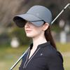Spring And Summer New Pullable Brim Outdoor Sunshade Baseball Cap Men And Women The Same Face Cover Sunscreen Breathable Cap
