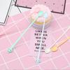 High Quality Small Handled Long Tools Stir Candy Color Plastic Bar Coffee Spoon