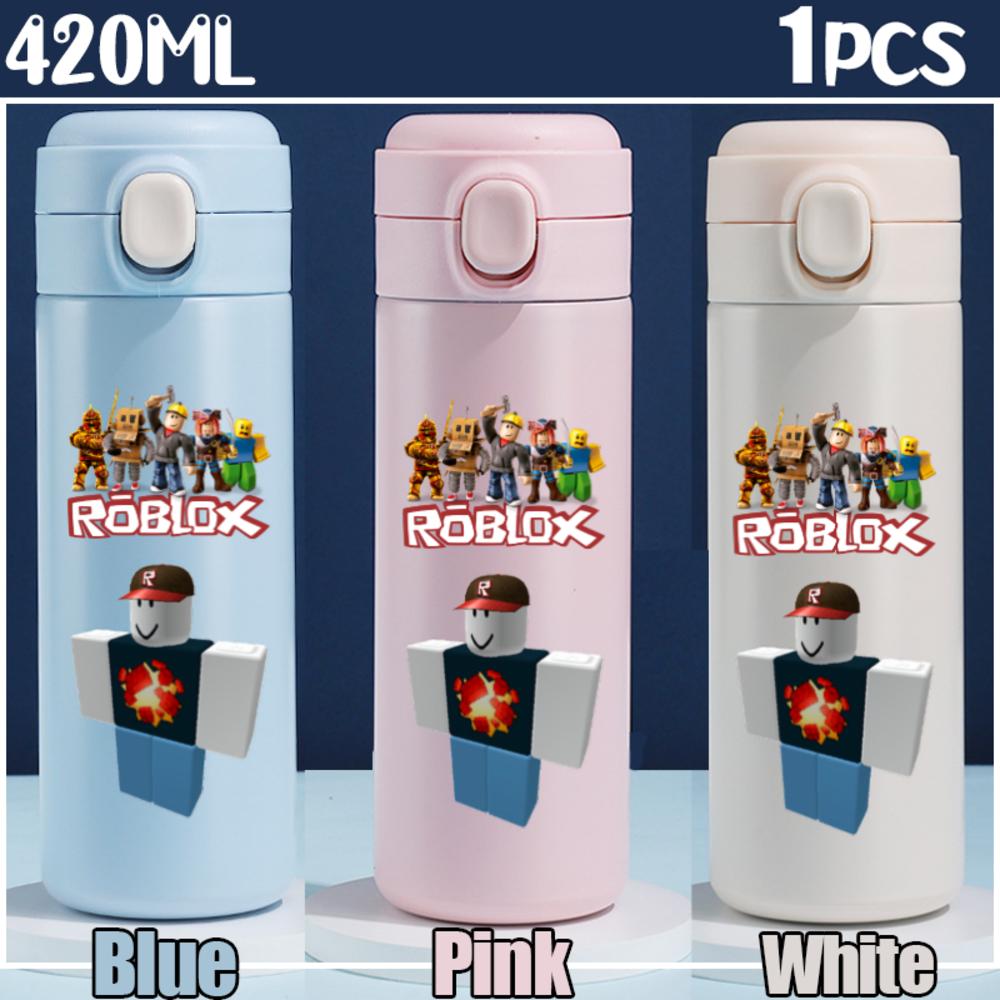 420ML Gourde Roblox Game Straight Drinking Cup Anime Water Bottle DynaBlocks 304 Stainless Steel Thermos Cup Holiday Gifts