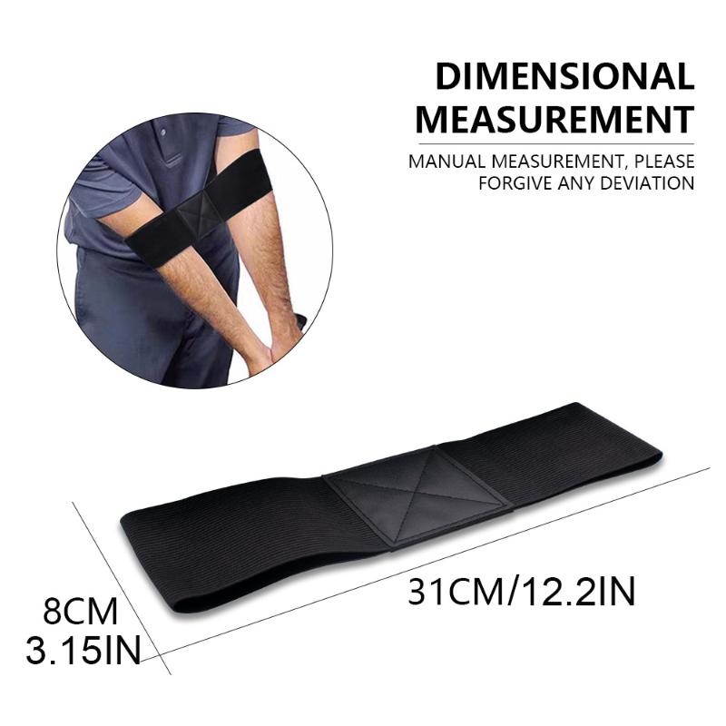 1Pc Elastic Golf Swing Trainer Arm Band Golf Swing Gesture Corrector Training Aid Golf Practicing Guid For Men Women Beginners