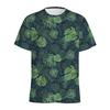 Tropical Palm Tree Hawaiian Pattern T-shirt Men Plants Leaf 3D Printed T Shirt Summer Short Sleeves Streetwear Round Neck Tees