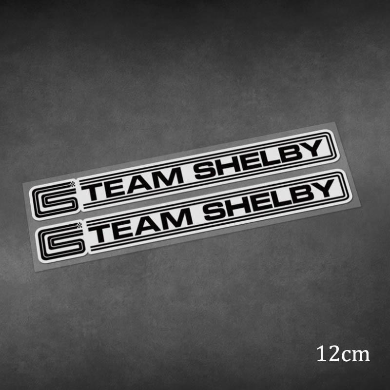 Team Carroll Shelby Racing Decals Cobra Sticker Motorcycle Racing Reflective Stickers for Car Body Glass Laptop Vinyl Material