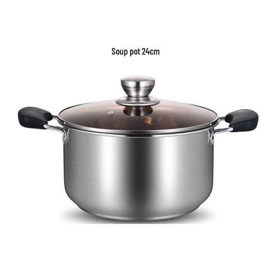 Triceratops 24cm 304 Stainless Steel Soup Pot
