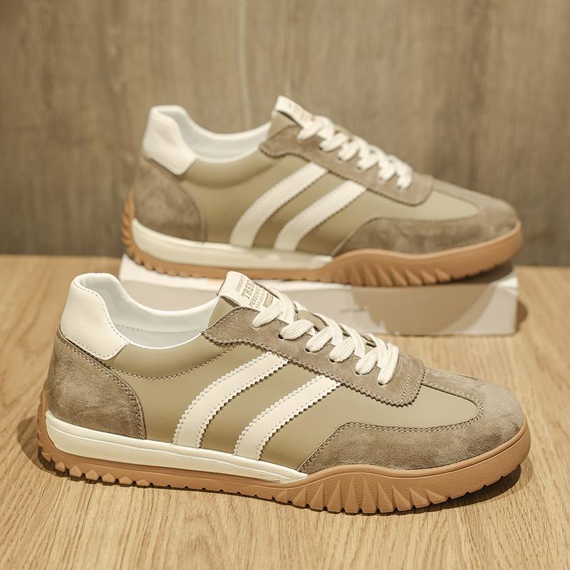 Fashion Lightweight Fashion Skate Shoes for Men  2025 New Men's Casual Lace-Up Sneakers Breathable Male Flats Comfortable Walking Shoes