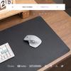 Extra-Large Non-Slip Leather Mouse Pad with Customizable Solid Color and Locked Edge
