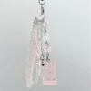 Lovely Phone Charm Colorful Beaded Keychain Acrylic Alloy Keyring Bag Accessory