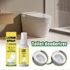 Lemon Toilet Deodorizer Spray 30ml Odor Eliminator With Silver Chloride Fresh Scent Anytime Anywhere