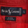 Ralph Lauren 90s Old Long Sleeve Button Down Shirt L Red Men's Used