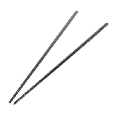 1 Pair Non-slip Stainless Steel Chopsticks Environmental Chopstick Tableware