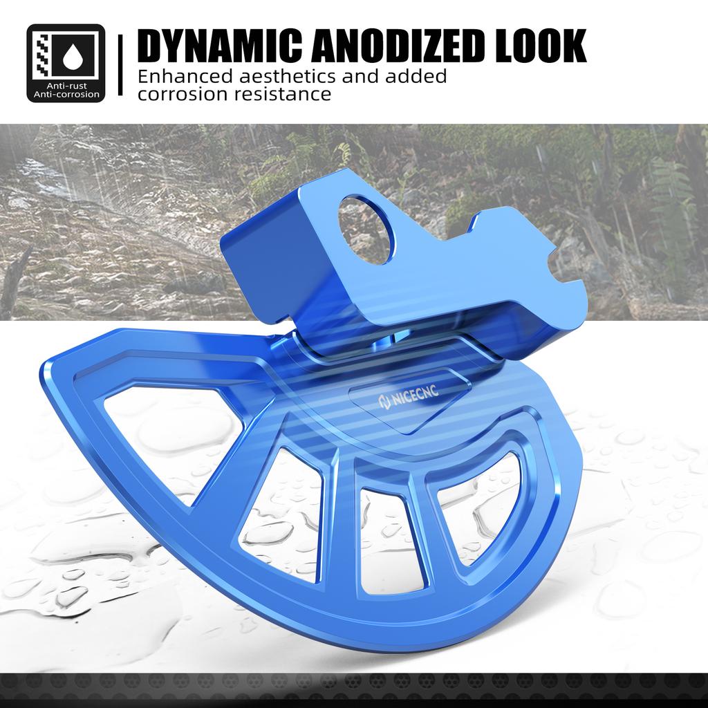NICECNC Front Rear Brake Disc Guard Protector For Suzuki DRZ400SM DRZ 400SM DRZ400 SM 2005-2024 Aluminum Motorcycle Accessories