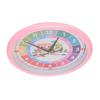 Wall Clock Plastic Cartoon Colorful Quartz Time Learning Hanging Clock for Kid S Bedroom Classroom