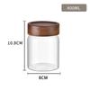 Airtight Glass Storage Jar with Acacia Wood Lid - Thick Transparent Jar for Grains and Cereals