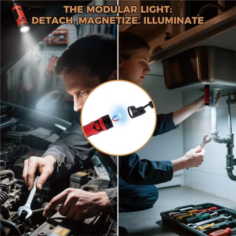 Bright Illumination Magnetic LED Grilling Light Magnetic Mount 120° Bendable LED Neck Reading Lamp Hands-Free Portable Design