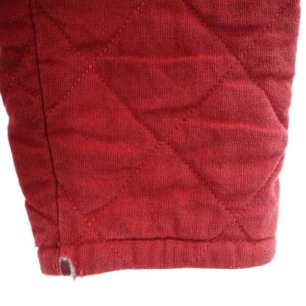 LAVENHAM Linen Blend Quilted jacket 36 Red Women Used