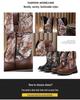 Men's Large Leather High-Top Boots - Autumn/Winter Fashion, Trendy Western Cowboy, Thick Sole, Non-Slip Knight Design