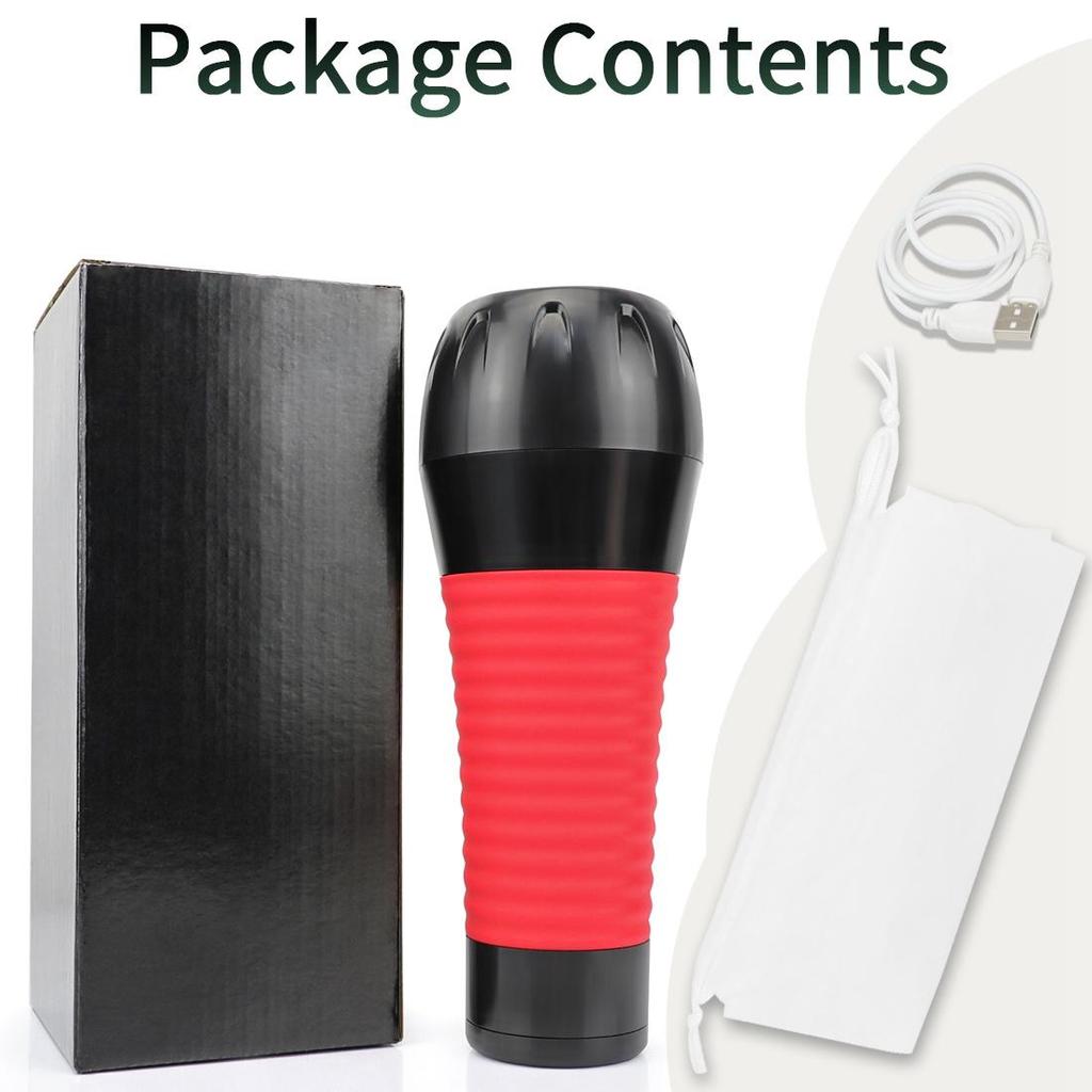 Automatic Male Extrusion Mastubator Vibration Blowjob Machine Masturbation Cup Sex Toys Adult Goods for Men Masturbate