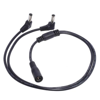 5,5 mm x 2,1 mm 1 moteriškas į 2 vyriškus jungiklis Vyriškas į moterišką kištukas DC maitinimo skirstytuvas Kabelis CCTV LED juostos apšvietimo maitinimo šaltinis