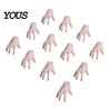 Scary Tabletop Horror Accents Halloween Mini Crawling Hand Ornaments, Realistic Palm Decor Props, Spooky Ornaments Vase Fillers for Haunted