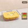 Large Capacity Plastic Bento Box With Compartment Microwave Heatable Divided Lunch Box For Kids Students Leak-proof Food Box
