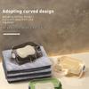 YIXI Wall-Mounted Adhesive Soap Dish Set