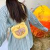 Cute yellow bear plush messenger bag large capacity commuter small bag casual portable girls shoulder bag