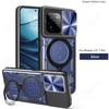 Slide Lens Push Window Armor Funda for OPPO Realme GT 7 Pro 5G Case for Realme GT7 Pro 5G Case Magnetic Rotate Ring Stand Cover