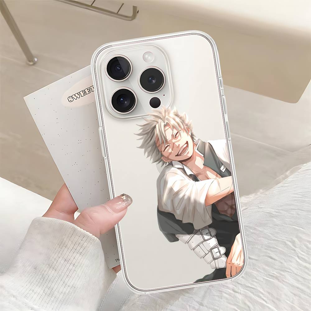 S-Shinas-zugawas S-Sanemi Phone Case For Iphone17 16 15 11 13 14 Pro Max 7 8 Plus X Xr Xs Max Se2020 12mini Transparent Cov