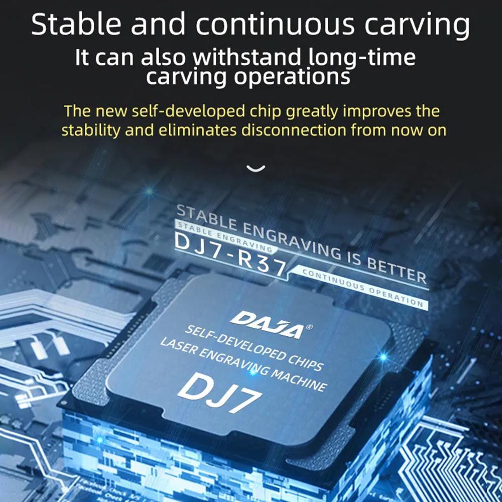 DAJA DJ7 Laser Engraver 5W  Semiconductor Laser Desktop Marking Machine with 150x150mm Work Area