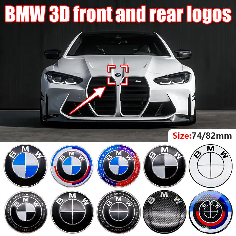 DSJW3 ABS Original Replacement Car Front Grille Badge Replacement Trunk Car Logo Badge For BMW X3 X4 F39 F48 G01 E84 Car Modification