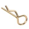 10Pcs RC Car   Clip RShape Metal Body Clips Pins for 1/5 1/6 1/8 1/10 RC Car(Gold )