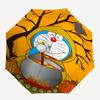 1pc Doraemon's Halloween Adventure Pattern Umbrella, Fashionable, Personalized, High-Value Folding Umbrella, a Must-Have for Summer, 8-Rib Durabl