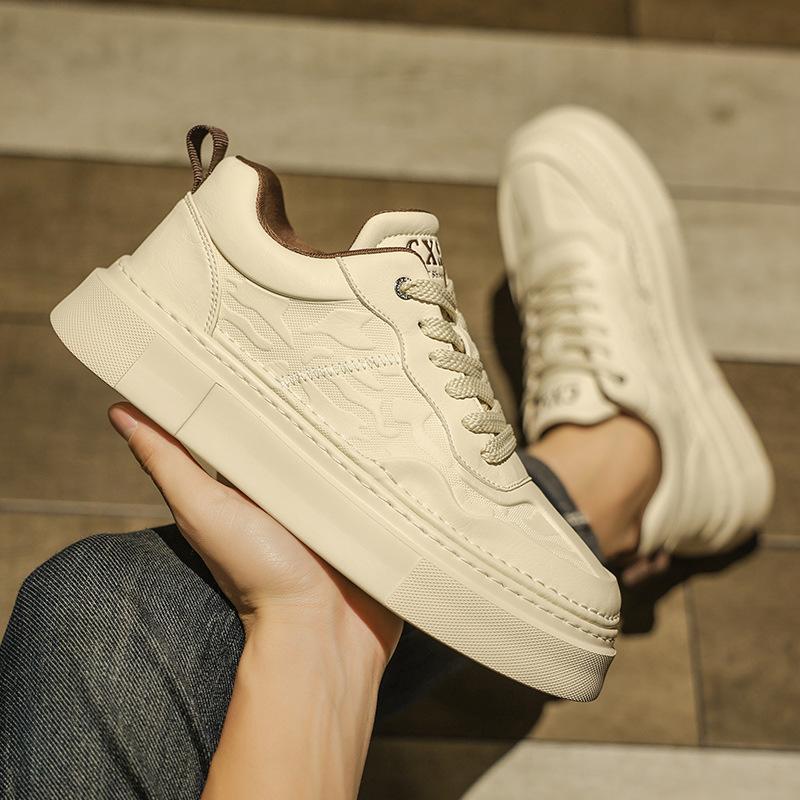 Men's Shoes Autumn High-end Versatile Casual Board Shoes Niche Design Men's Height Increase Youth Sports Running Tide Shoes