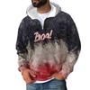 Men Zipper With Pockets  Vintage Hoodies Casual Sweatshirts Lightweight