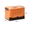 1Pc Foldable Storage Box Wardrobe Storage Box Large Capacity For Toy Clothes Snacks Books Shoes Plastic Box For Car Household