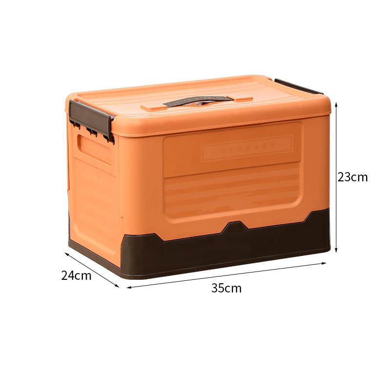 1Pc Foldable Storage Box Wardrobe Storage Box Large Capacity For Toy Clothes Snacks Books Shoes Plastic Box For Car Household